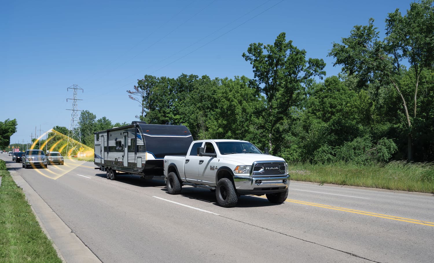 Truck with LaneGuard