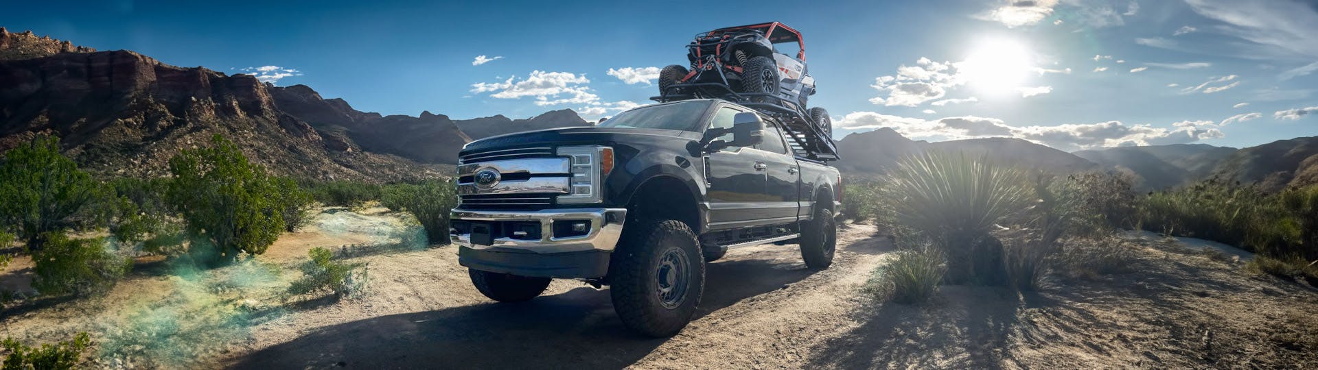 Lifted truck with LoadLifter 5000 installed
