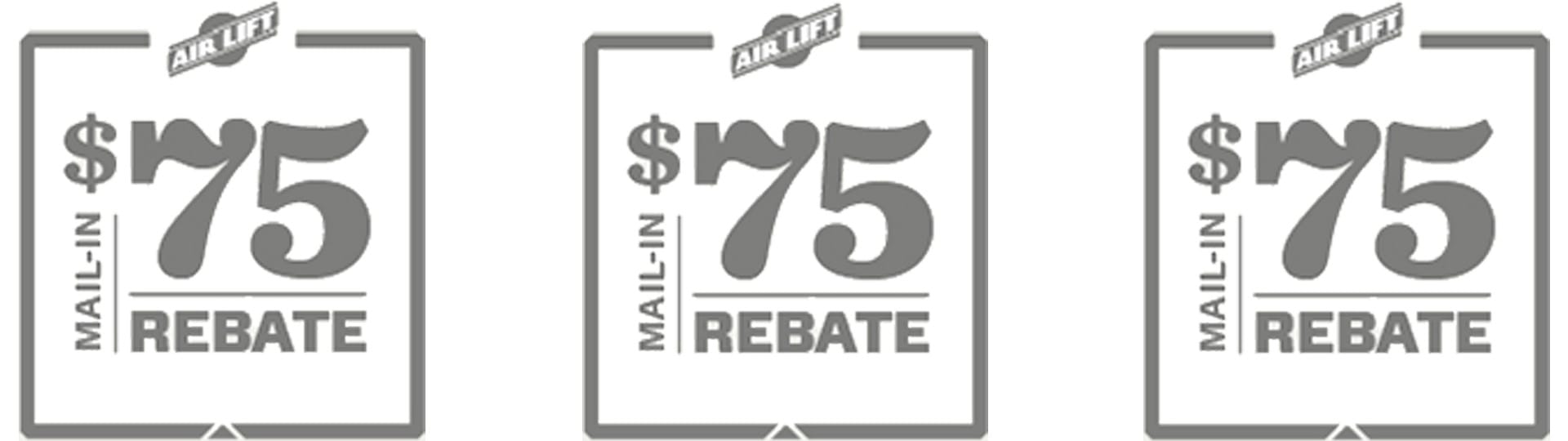 $75 mail-in rebate