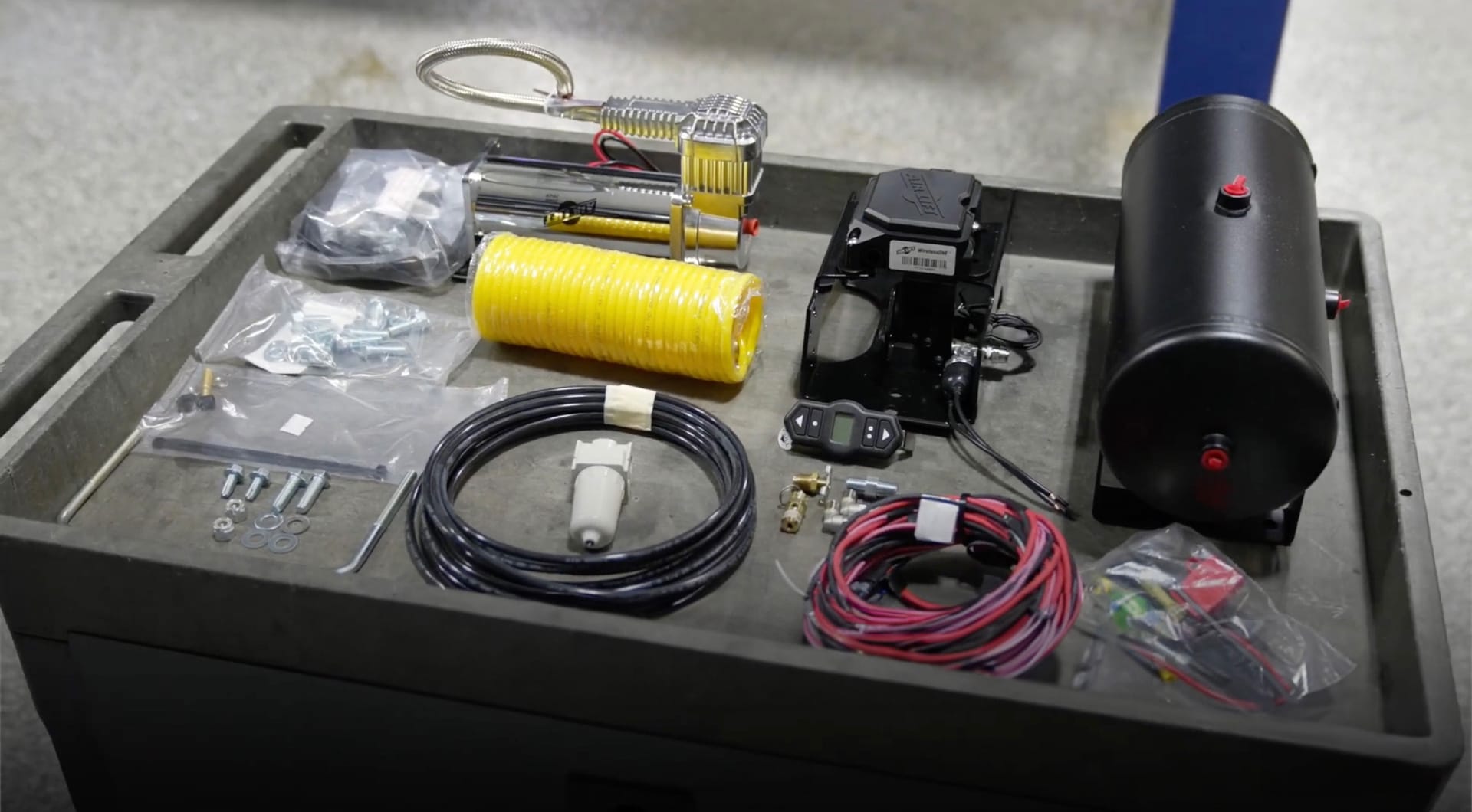 WirelessOne Tank + EZ Mount complete kit parts and pieces